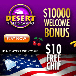 Desert Nights Casino USA Deposit Bonus $500 free play