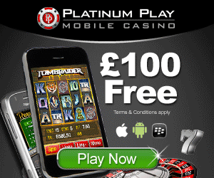 Platinum Play Mobile Casino 1500 free play